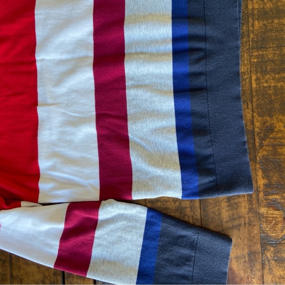 Tommy Hilfiger Womens Multicolor 100% Cotton V Neck Pullover Sweater Size L - Picture 7 of 8